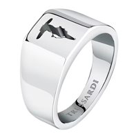 Anello Trussardi Uomo in Acciaio TJAXV45021 - TJAXV45021